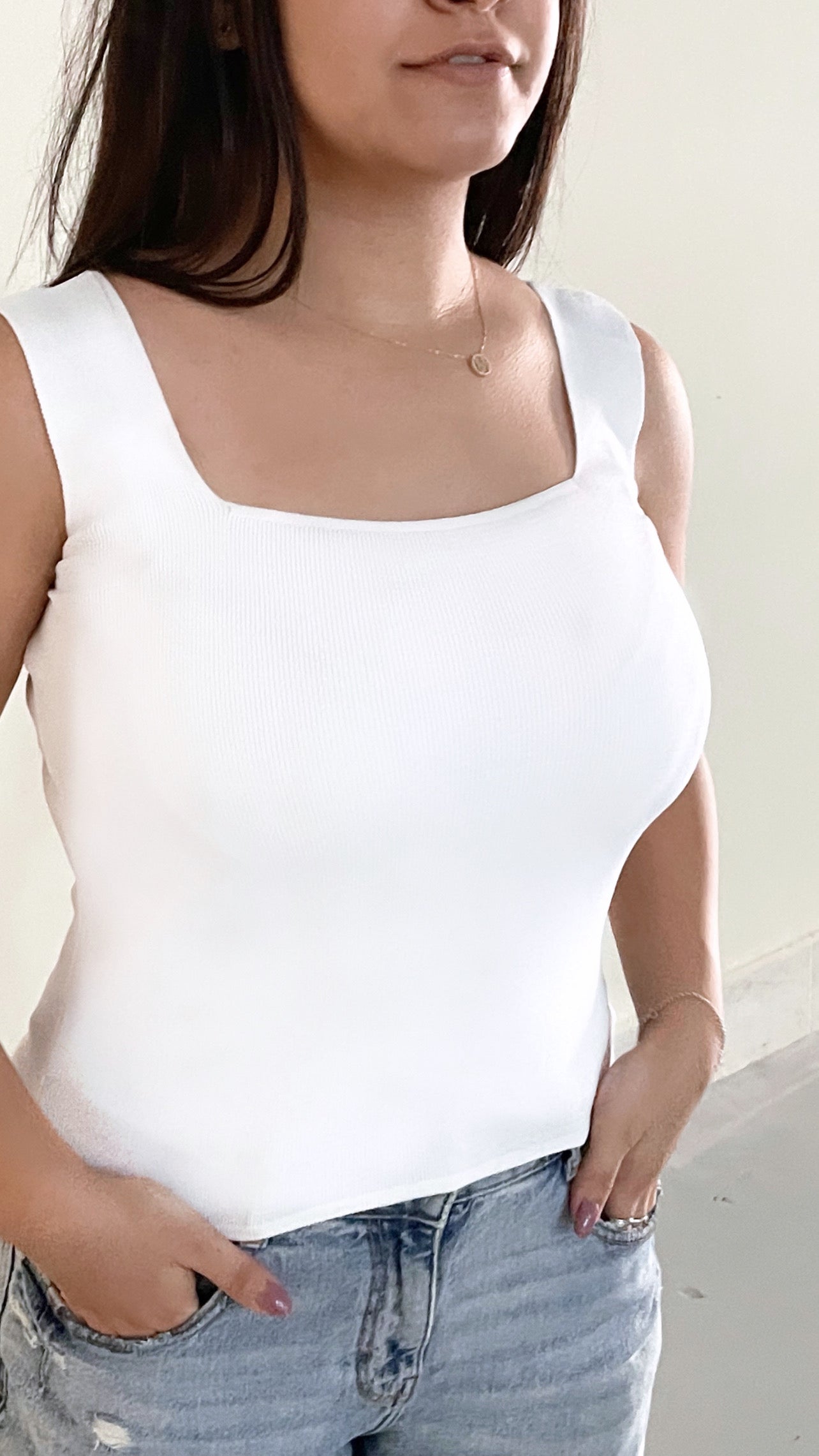 Squared Basic in White