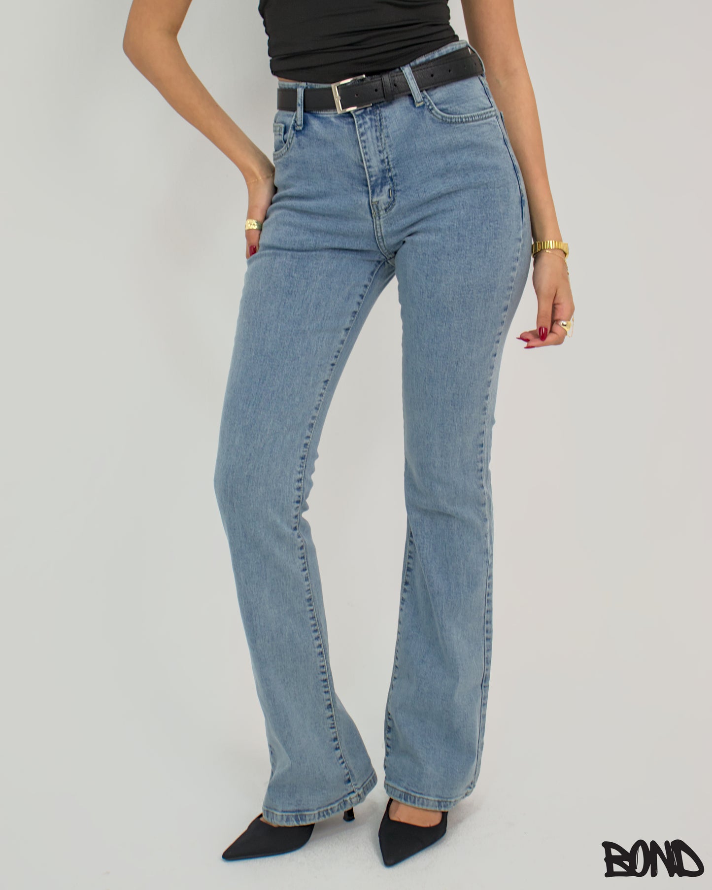 The Flare Fit - Light Blue