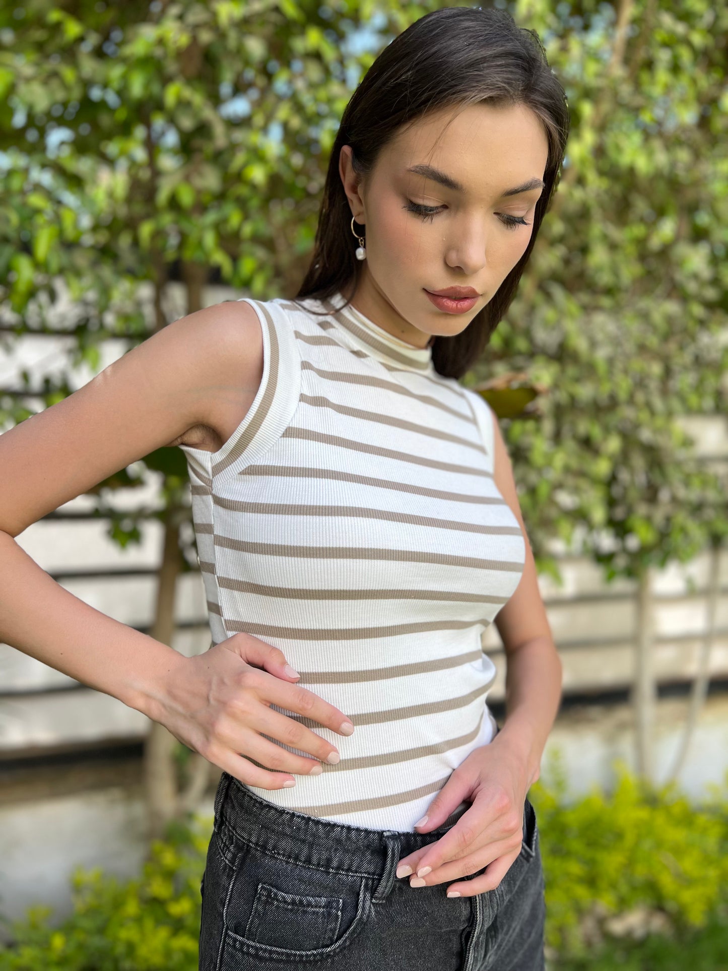 Not Too Basic Basic Top - Beige Edition