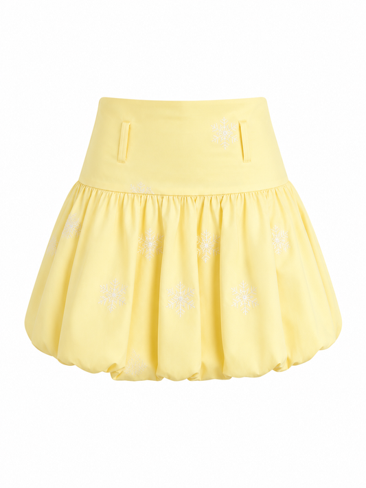 The Puff Skirt - Butter Yellow