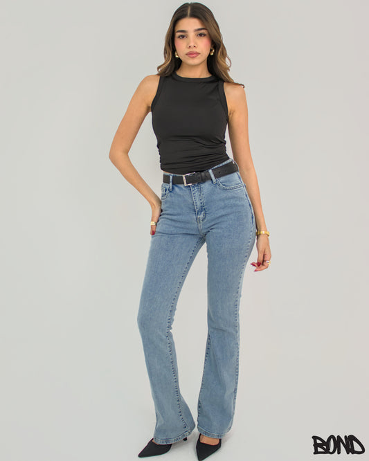 The Flare Fit - Light Blue
