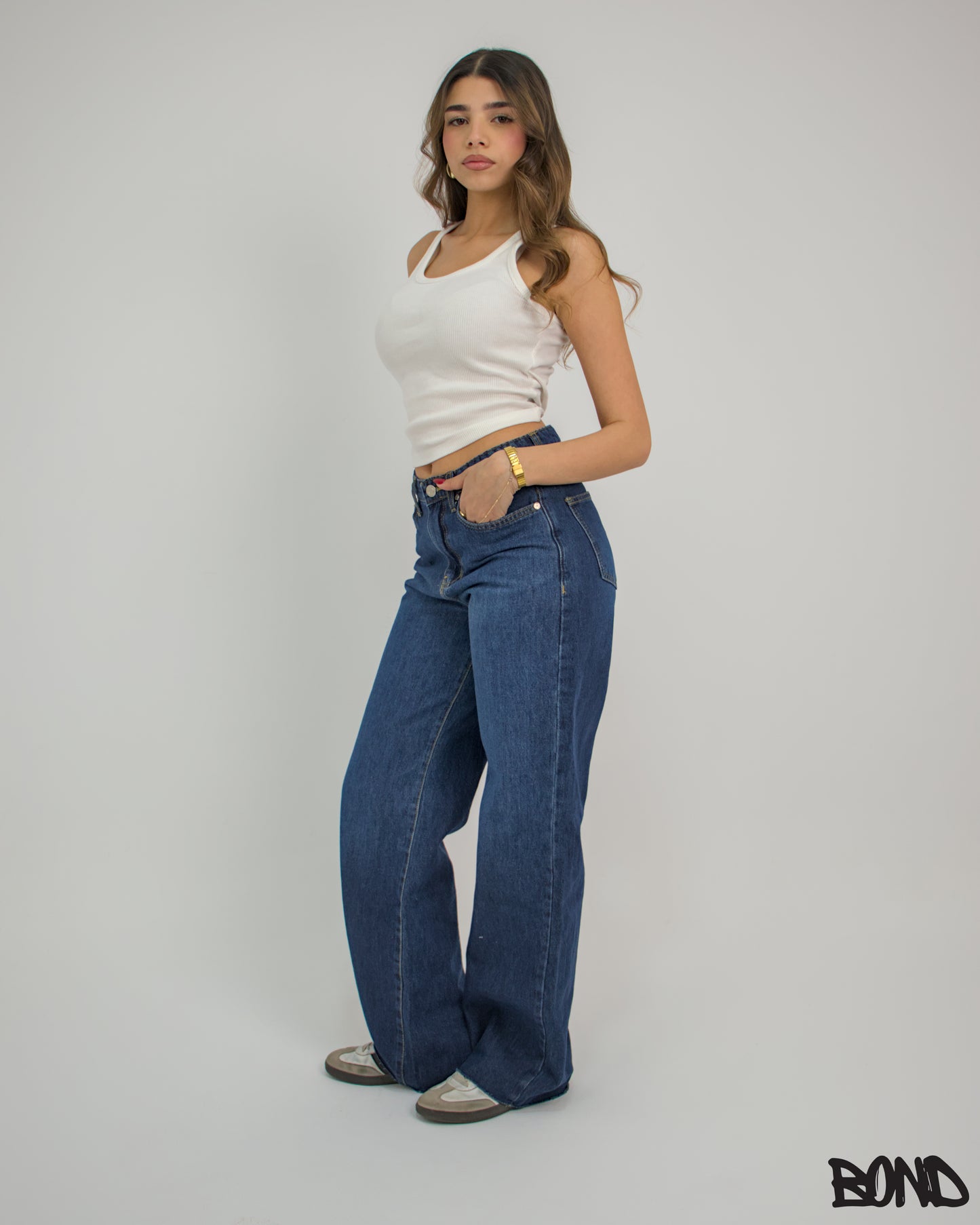 Straight Fit Denim - Dark Blue