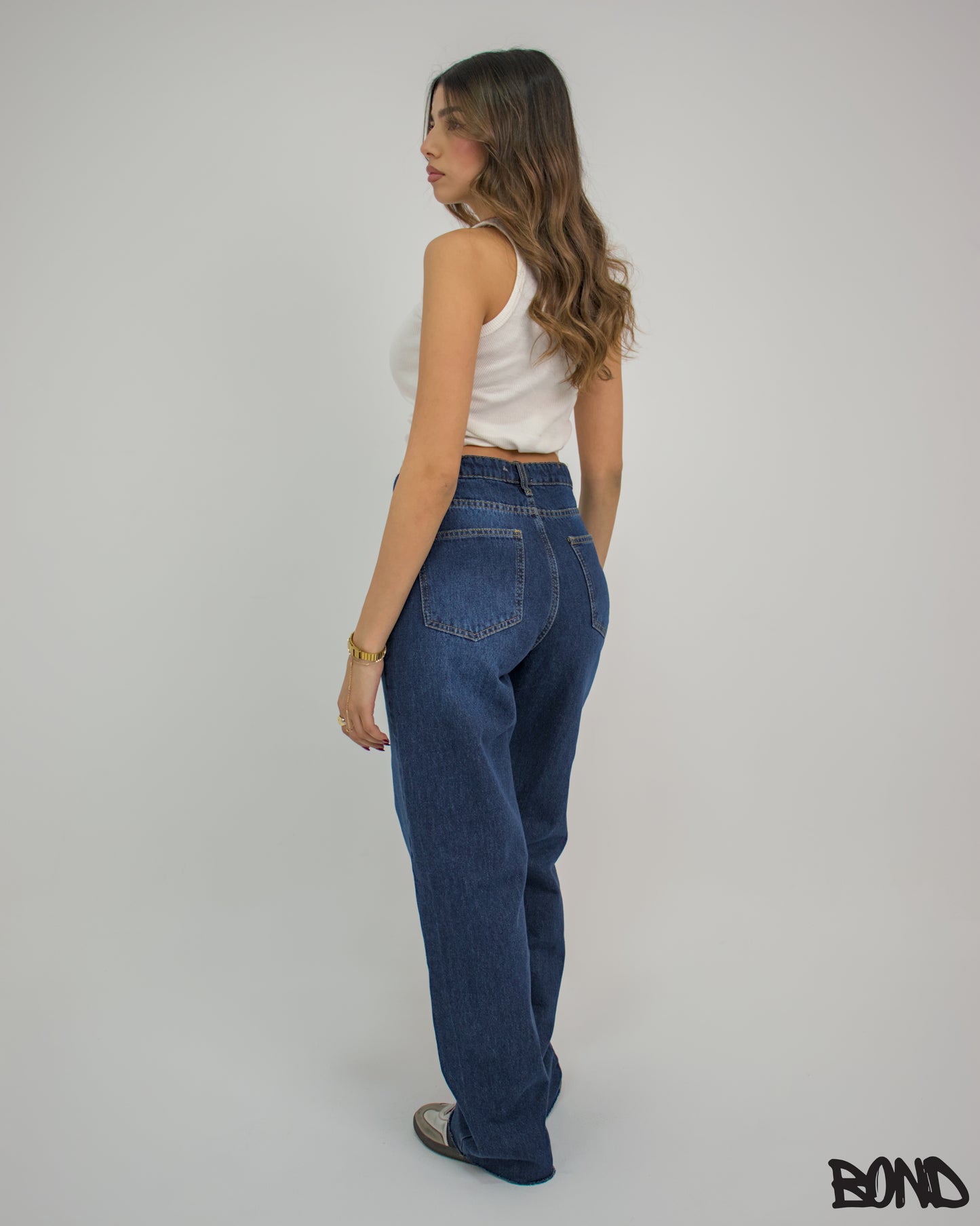 Straight Fit Denim - Dark Blue