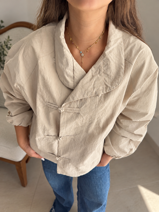 The Muse Jacket- Sand