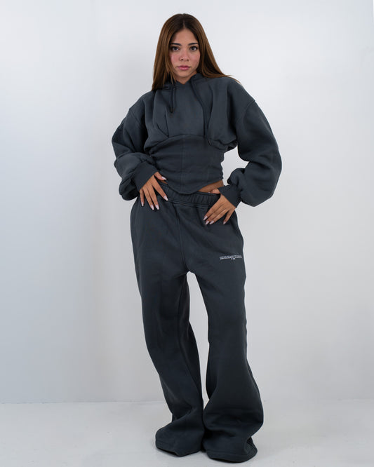 The Corset Set - Dark Grey