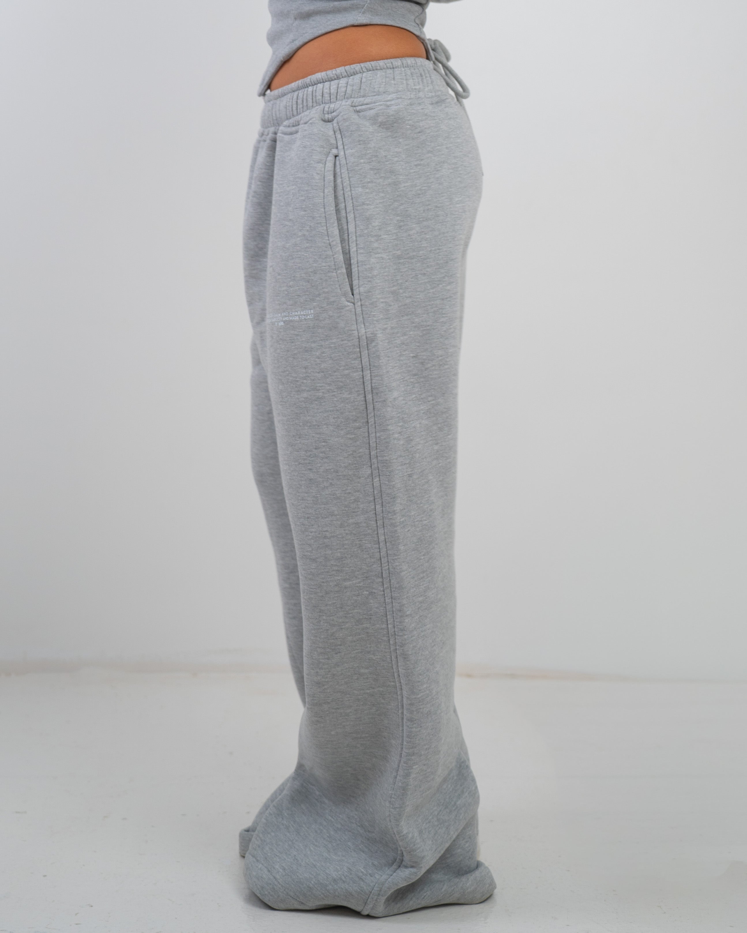 Wide leg sweats - Grey – Bond