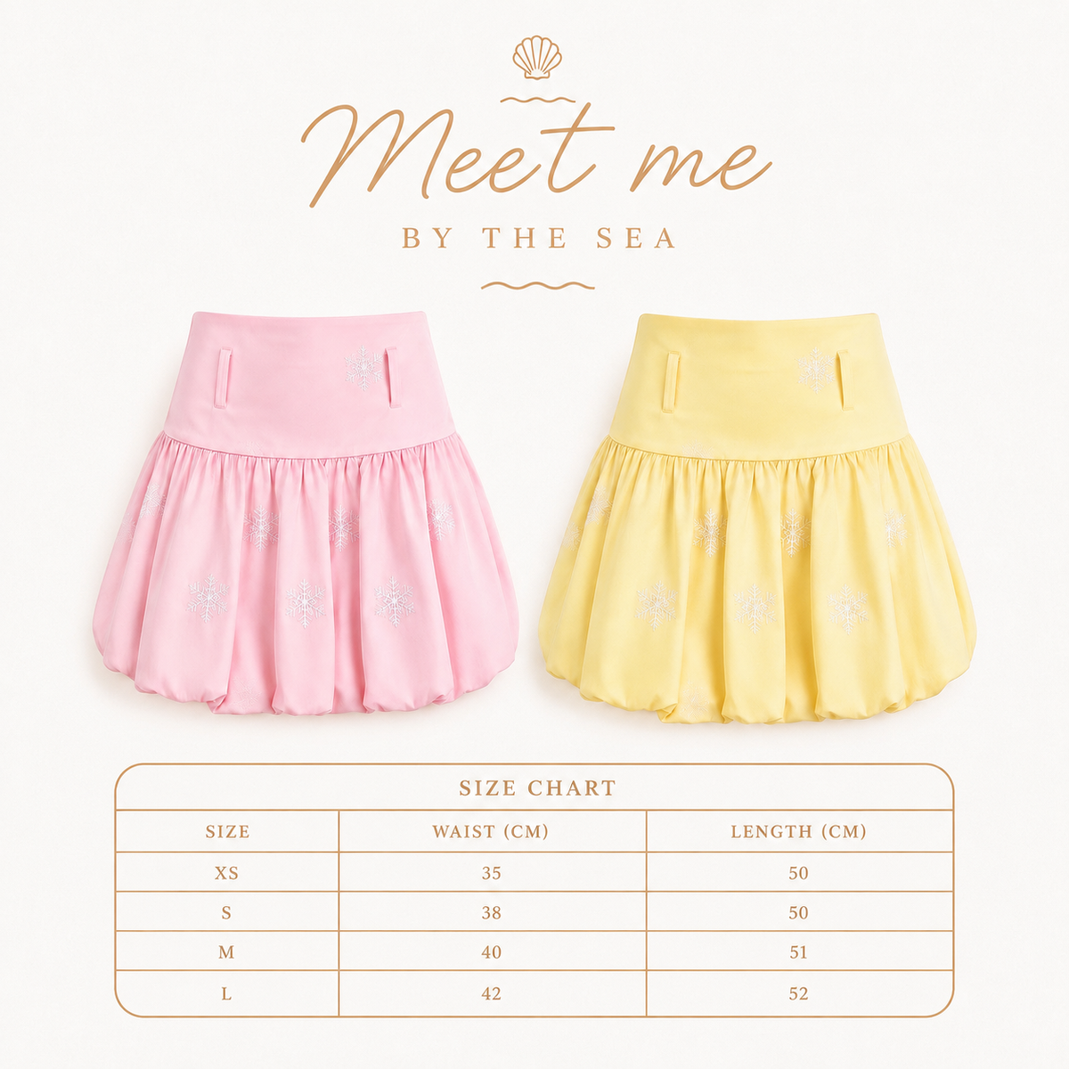 The Puff Skirt - Butter Yellow
