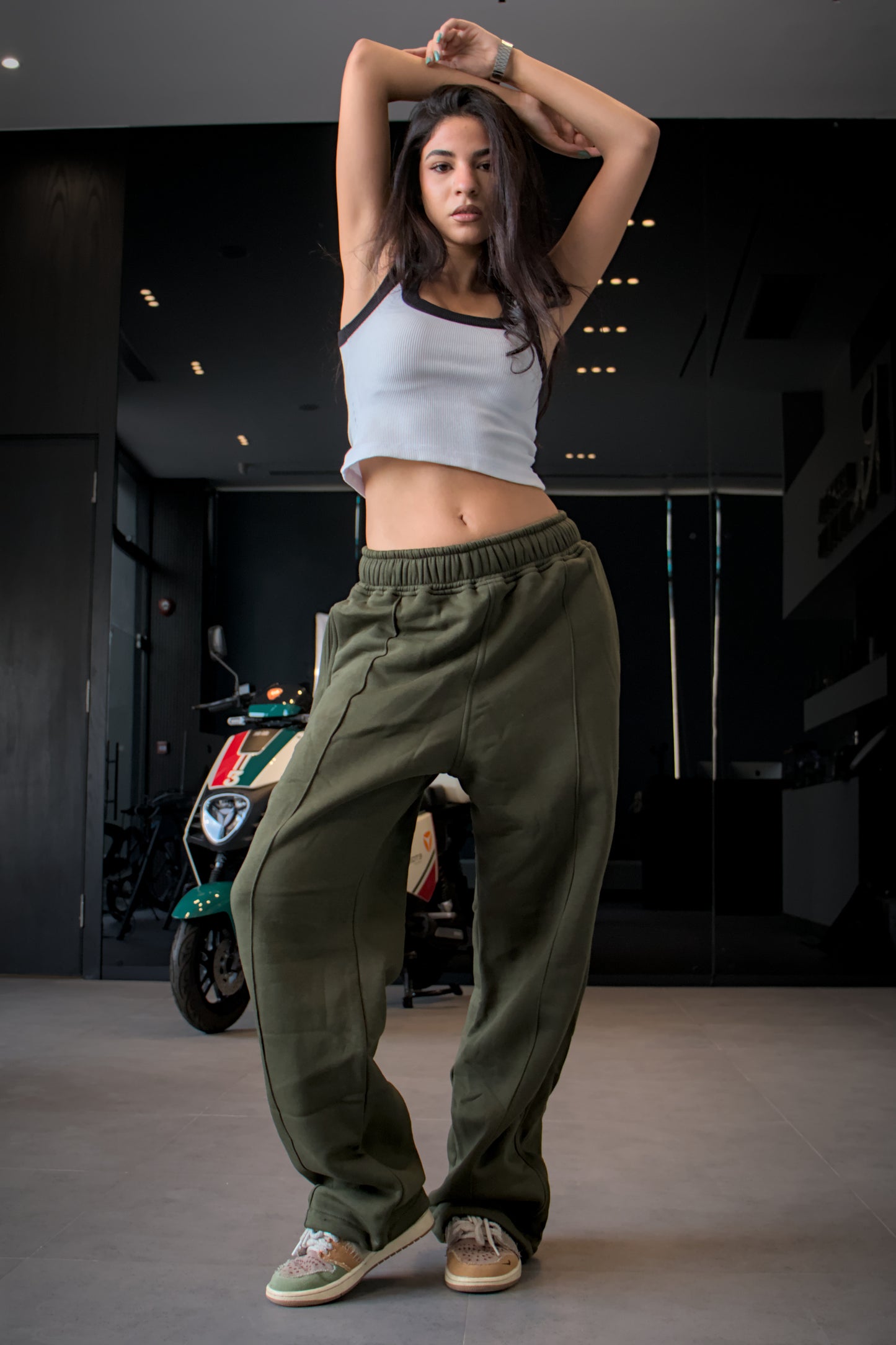 The Baggy Sweats - Olive