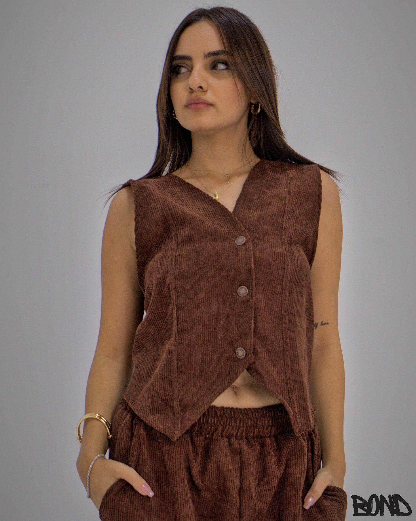 Brown Velvet Set