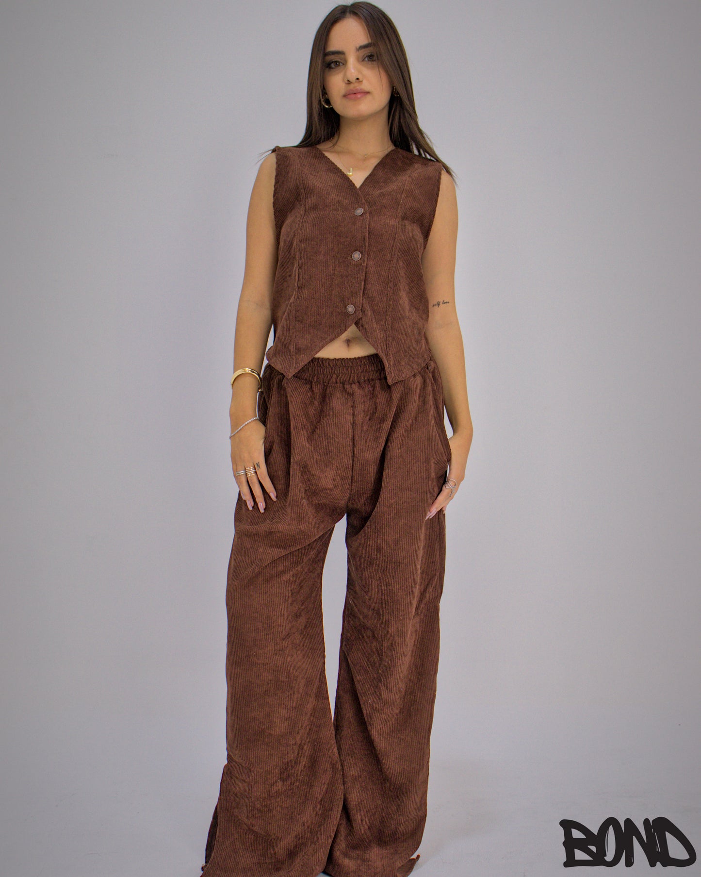 Brown Velvet Set