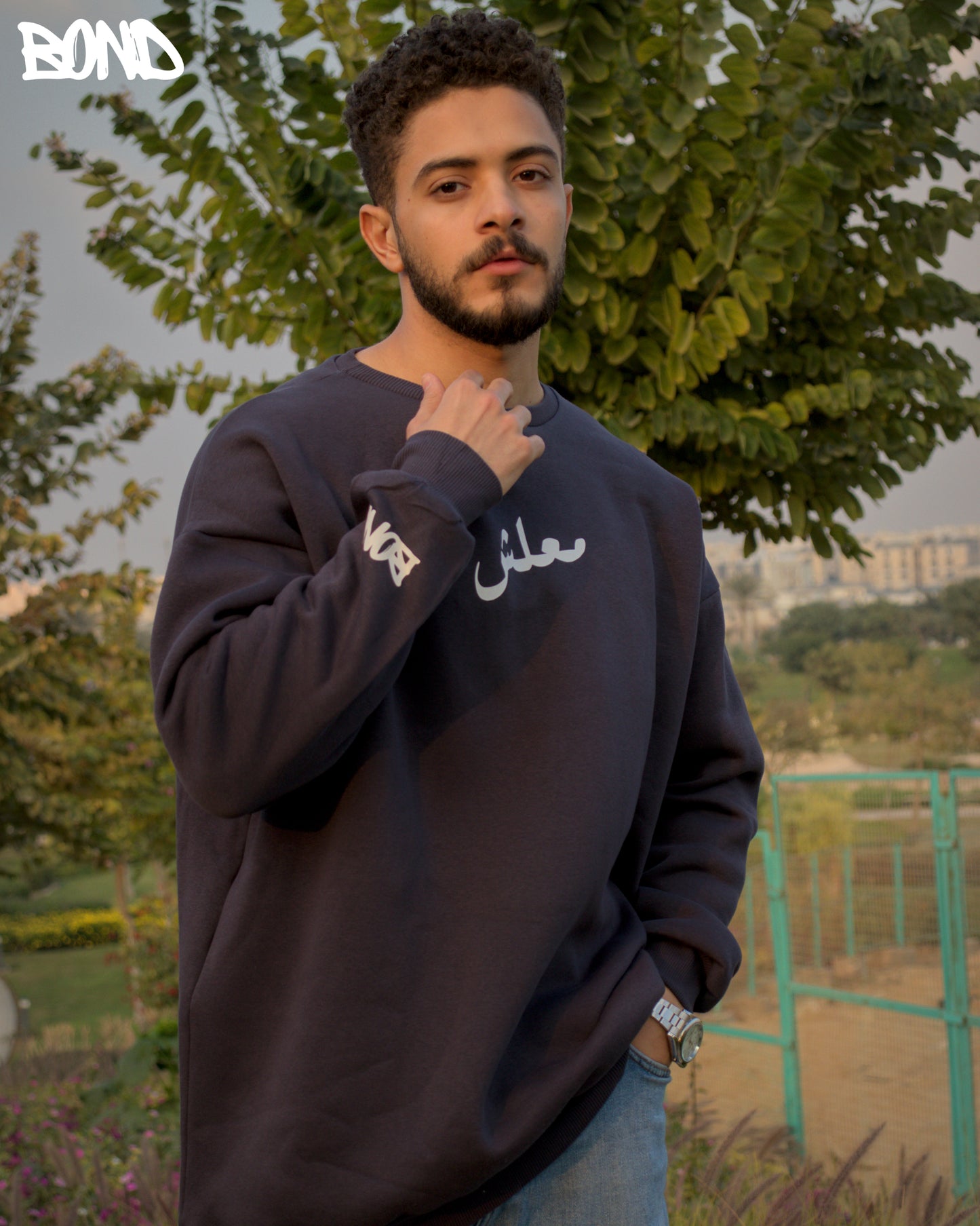 Ma3lesh Unisex Crewneck
